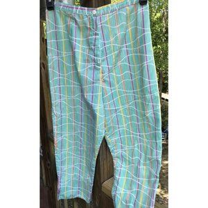 1960 Lilly Pulitzer Signature Print Cigarette Pants Beach 60s VTG Size 14